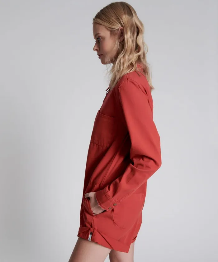 One Teaspoon Denim Jumpsuits APPLE RED PROPHECY JUMPSUIT 8211 Women One Teaspoon Denim Jumpsuits APPLE RED PROPHECY JUMPSUIT 8211 Women