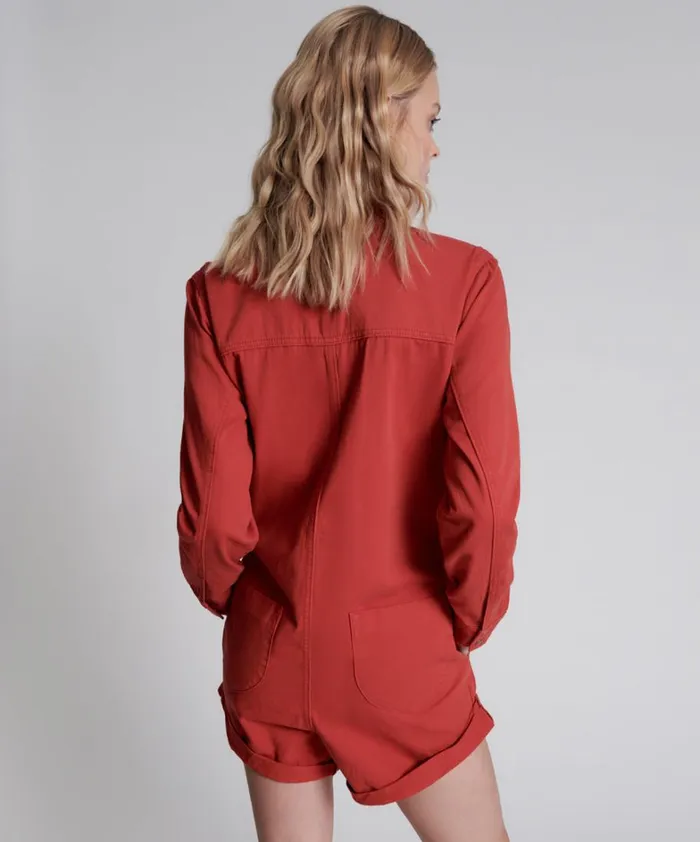 One Teaspoon Denim Jumpsuits APPLE RED PROPHECY JUMPSUIT 8211 Women One Teaspoon Denim Jumpsuits APPLE RED PROPHECY JUMPSUIT 8211 Women