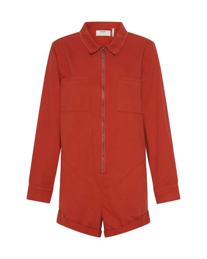 One Teaspoon Denim Jumpsuits APPLE RED PROPHECY JUMPSUIT 8211 Women One Teaspoon Denim Jumpsuits APPLE RED PROPHECY JUMPSUIT 8211 Women