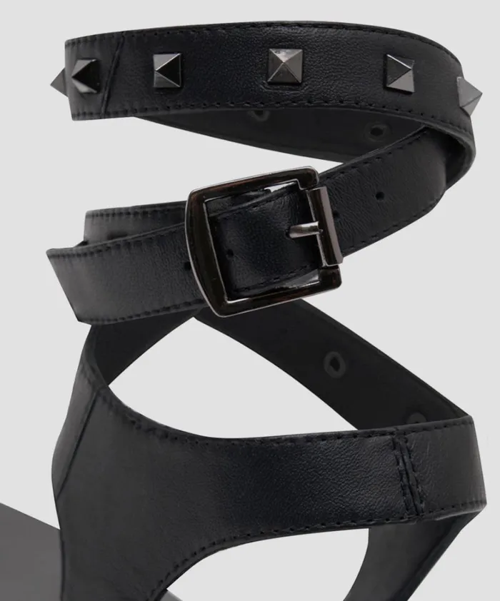 One Teaspoon Footwear LIZA STUDDED WRAP AROUND SANDAL 8211 Women One Teaspoon Footwear LIZA STUDDED WRAP AROUND SANDAL 8211 Women