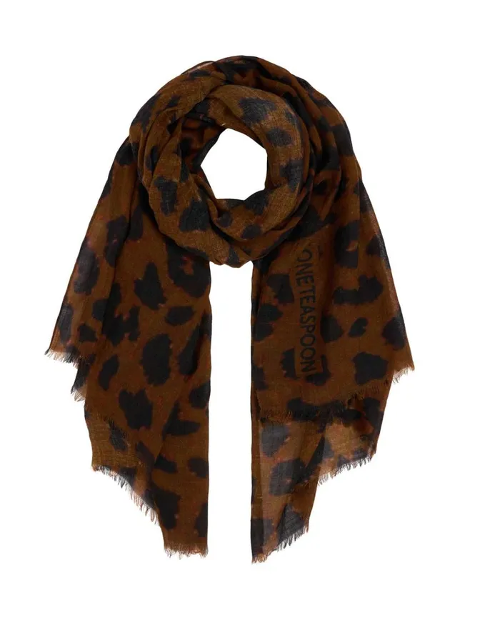 One Teaspoon Headwear ANIMAL ANARCHY WOOL SCARF 8211 Women One Teaspoon Headwear ANIMAL ANARCHY WOOL SCARF 8211 Women