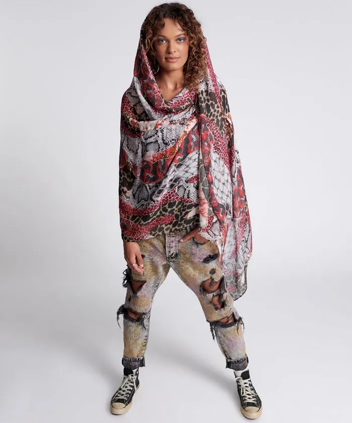 One Teaspoon Headwear MISFIT JUNGLE SCARF 8211 Women