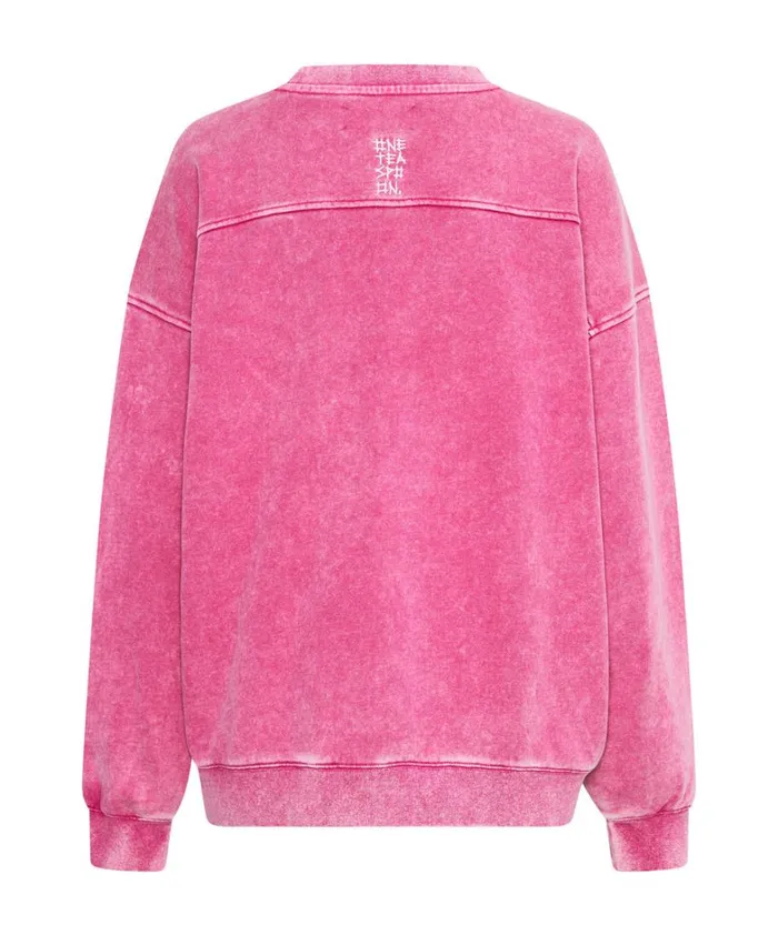One Teaspoon Hoodies And Sweats PINK BOWER BIRD RETRO SWEATER 8211 Women One Teaspoon Hoodies And Sweats PINK BOWER BIRD RETRO SWEATER 8211 Women