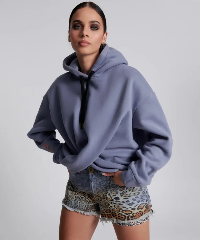 One Teaspoon Hoodies And Sweats STAND BY TWISTED HOODY 8211 Women One Teaspoon Hoodies And Sweats STAND BY TWISTED HOODY 8211 Women