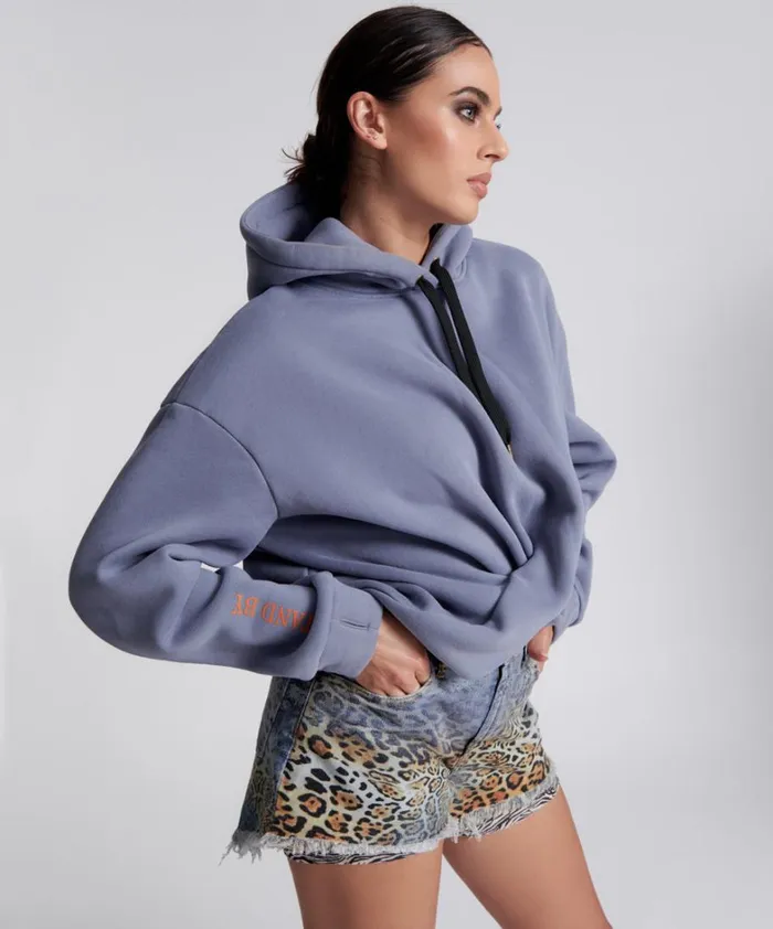 One Teaspoon Hoodies And Sweats STAND BY TWISTED HOODY 8211 Women One Teaspoon Hoodies And Sweats STAND BY TWISTED HOODY 8211 Women