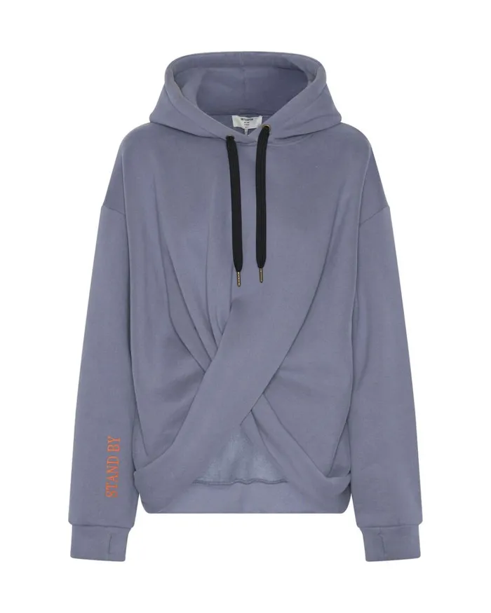 One Teaspoon Hoodies And Sweats STAND BY TWISTED HOODY 8211 Women One Teaspoon Hoodies And Sweats STAND BY TWISTED HOODY 8211 Women