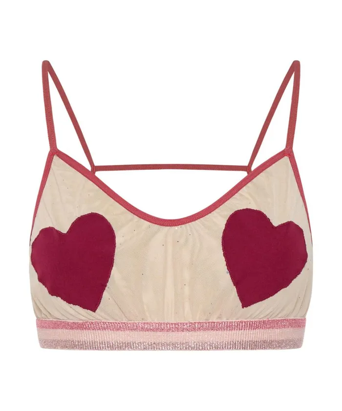 One Teaspoon Intimates HEARTBREAKER LAYLA MESH BRALETTE 8211 Women One Teaspoon Intimates HEARTBREAKER LAYLA MESH BRALETTE 8211 Women