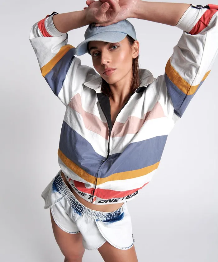 One Teaspoon Jackets OTS VELOCITY REVERSIBLE WINDBREAKER JACKET 8211 Women