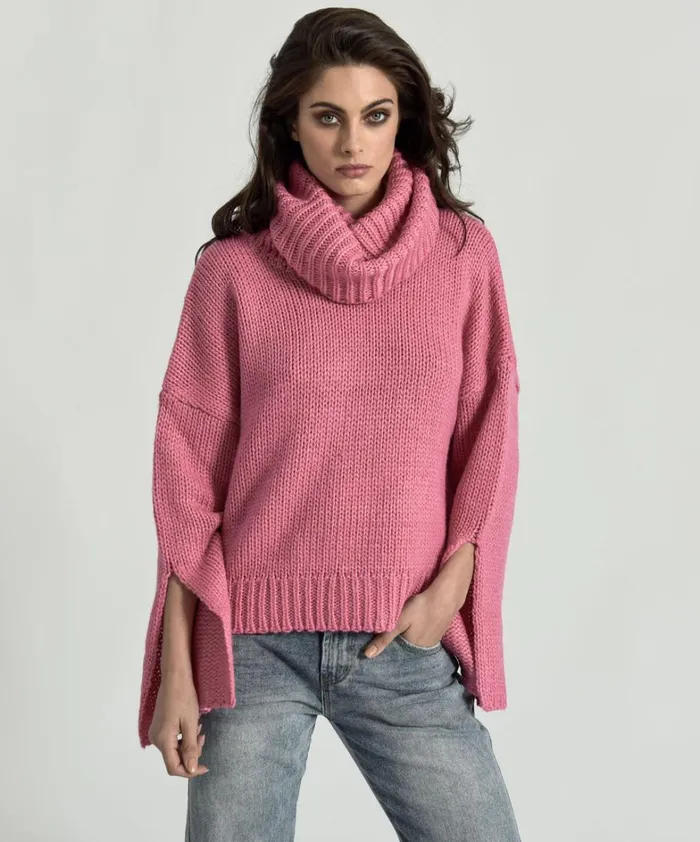 One Teaspoon Knitwear WINONA KEYHOLE ROLL NECK SWEATER 8211 Women
