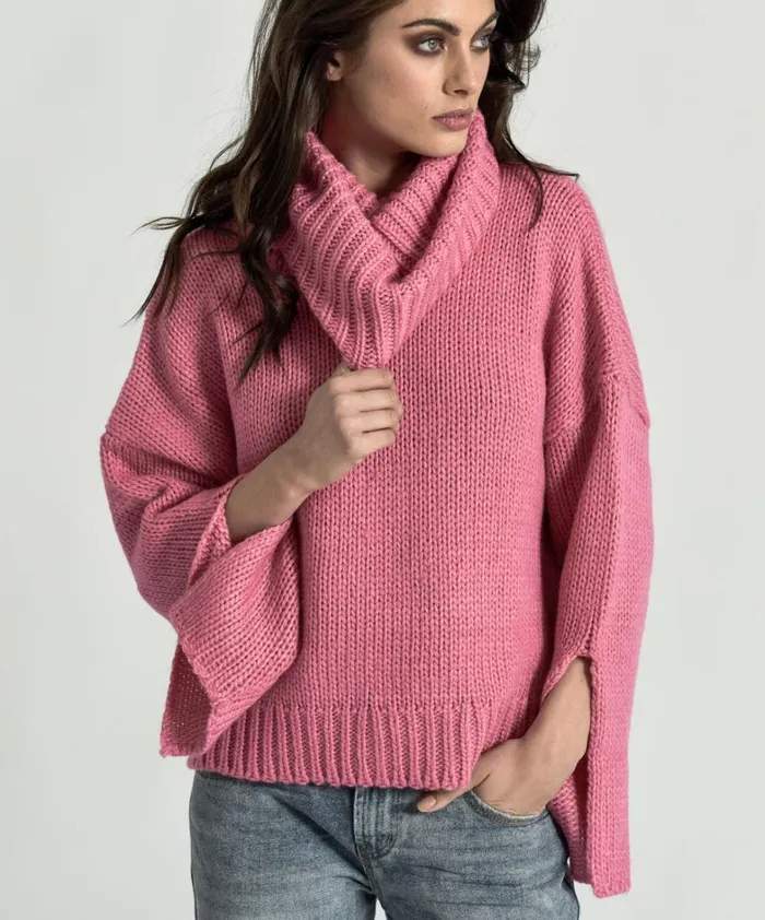 One Teaspoon Knitwear WINONA KEYHOLE ROLL NECK SWEATER 8211 Women One Teaspoon Knitwear WINONA KEYHOLE ROLL NECK SWEATER 8211 Women