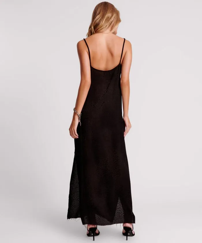 One Teaspoon Midi and Maxi Dresses ANIMAL JAQUARD MAXI SLIP DRESS 8211 Women One Teaspoon Midi and Maxi Dresses ANIMAL JAQUARD MAXI SLIP DRESS 8211 Women