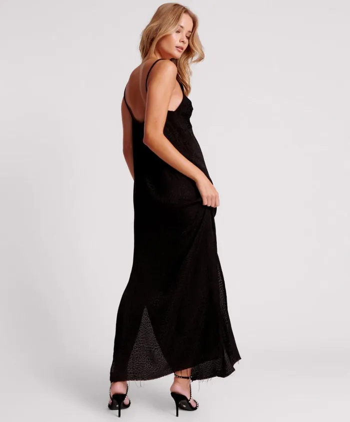 One Teaspoon Midi and Maxi Dresses ANIMAL JAQUARD MAXI SLIP DRESS 8211 Women One Teaspoon Midi and Maxi Dresses ANIMAL JAQUARD MAXI SLIP DRESS 8211 Women