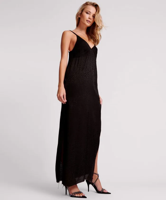 One Teaspoon Midi and Maxi Dresses ANIMAL JAQUARD MAXI SLIP DRESS 8211 Women One Teaspoon Midi and Maxi Dresses ANIMAL JAQUARD MAXI SLIP DRESS 8211 Women