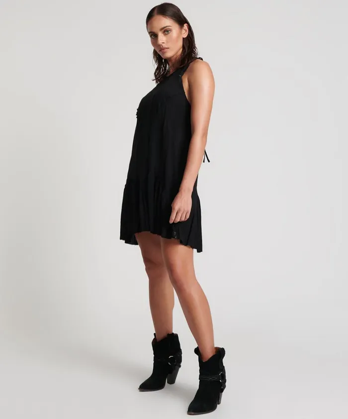 One Teaspoon Mini Dresses BLACK LACED CHARLESTON DRESS 8211 Women One Teaspoon Mini Dresses BLACK LACED CHARLESTON DRESS 8211 Women