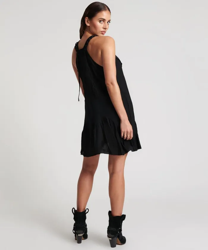 One Teaspoon Mini Dresses BLACK LACED CHARLESTON DRESS 8211 Women One Teaspoon Mini Dresses BLACK LACED CHARLESTON DRESS 8211 Women