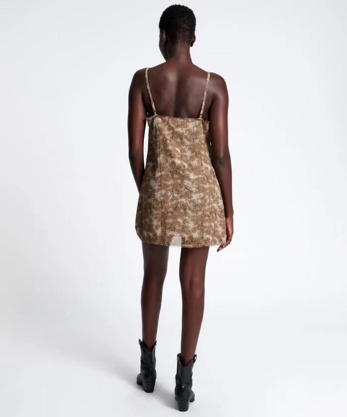 One Teaspoon Mini Dresses MYSTERIOUS SNAKE SLIP DRESS 8211 Women One Teaspoon Mini Dresses MYSTERIOUS SNAKE SLIP DRESS 8211 Women