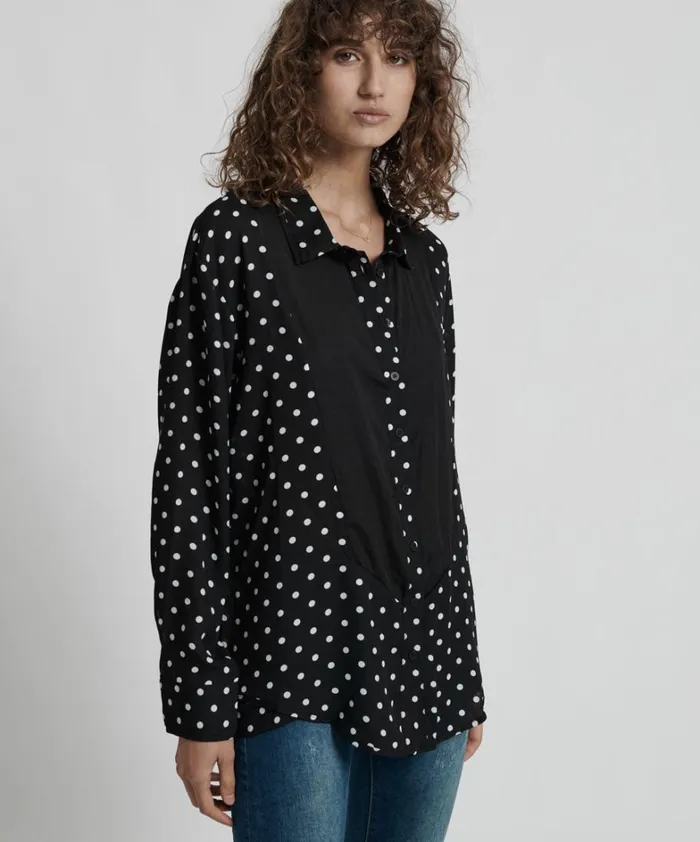 One Teaspoon Shirts LEXINGTON TUXEDO SHIRT 8211 Women
