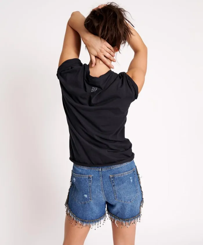 One Teaspoon Tees and Tanks ORGANIC LOVE CREW NECK TEE 8211 Women