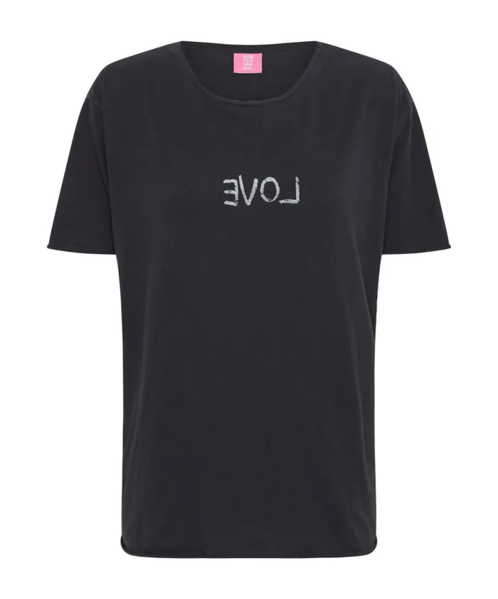 One Teaspoon Tees and Tanks ORGANIC LOVE CREW NECK TEE 8211 Women