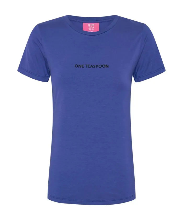 One Teaspoon Tees and Tanks VIOLET LOGO FITTED TEE 8211 Women One Teaspoon Tees and Tanks VIOLET LOGO FITTED TEE 8211 Women