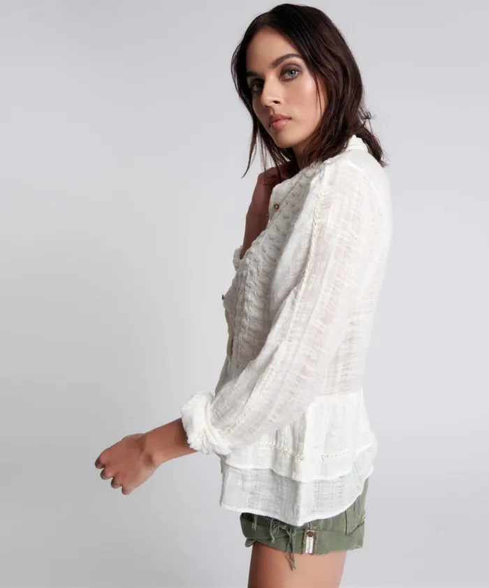 One Teaspoon Tops ARTISAN HANDMADE PHOENIX TOP 8211 Women One Teaspoon Tops ARTISAN HANDMADE PHOENIX TOP 8211 Women