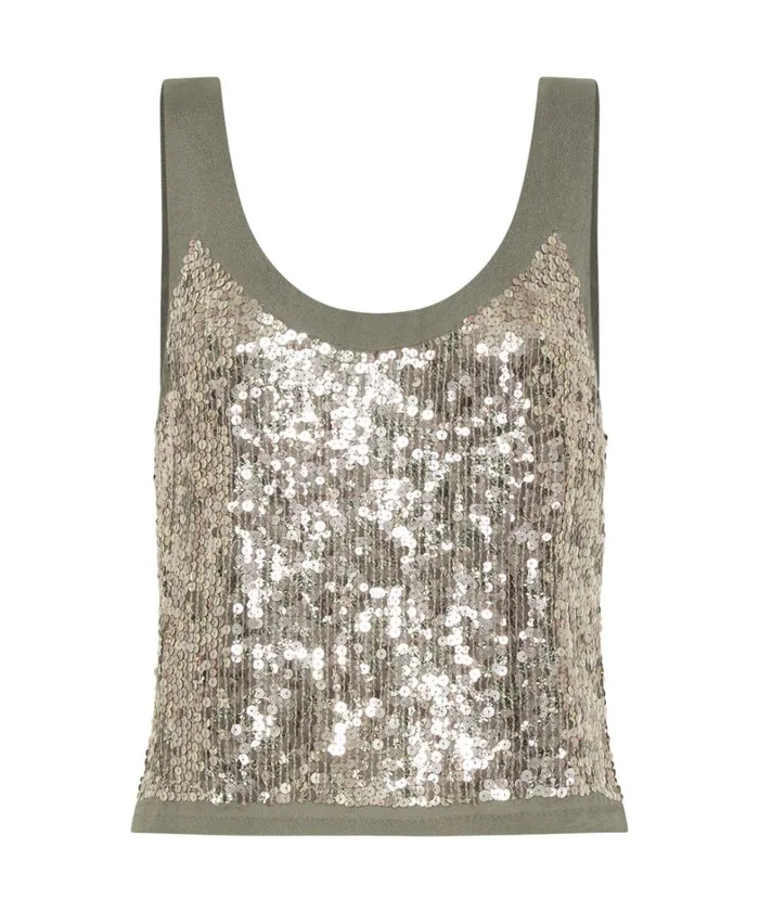 One Teaspoon Tops CROPPED HAND EMBELLISHED FRAME TOP 8211 Women One Teaspoon Tops CROPPED HAND EMBELLISHED FRAME TOP 8211 Women