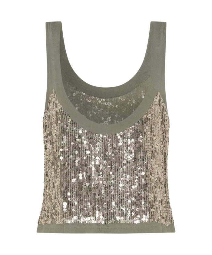 One Teaspoon Tops CROPPED HAND EMBELLISHED FRAME TOP 8211 Women One Teaspoon Tops CROPPED HAND EMBELLISHED FRAME TOP 8211 Women