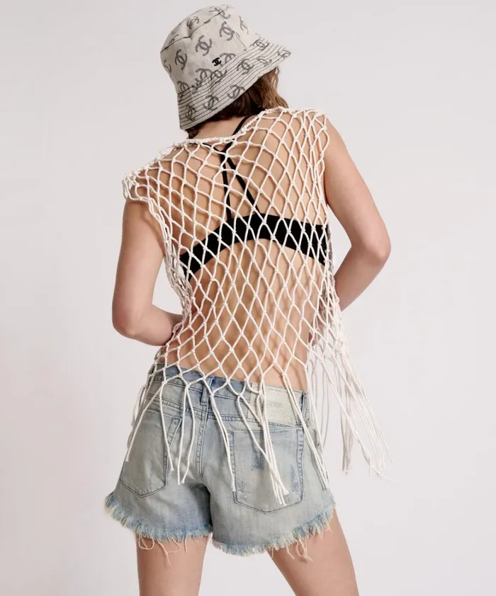 One Teaspoon Tops HAND KNOTTED CASTAWAY TOP 8211 Women