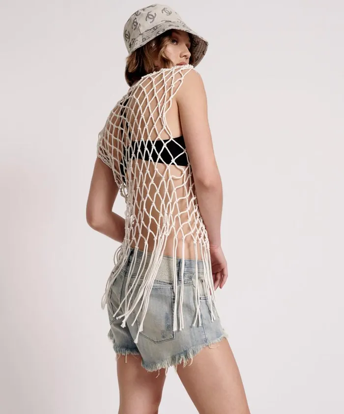 One Teaspoon Tops HAND KNOTTED CASTAWAY TOP 8211 Women