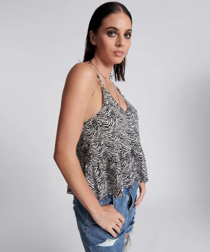 One Teaspoon Tops INTERFERENCE RUNAWAY CAMI 8211 Women One Teaspoon Tops INTERFERENCE RUNAWAY CAMI 8211 Women