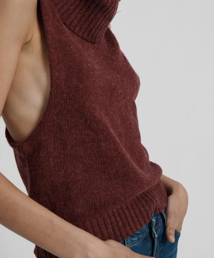 One Teaspoon Tops PARISIENNE ROLL NECK TOP 8211 Women One Teaspoon Tops PARISIENNE ROLL NECK TOP 8211 Women
