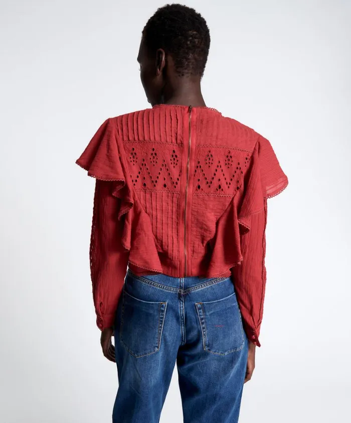 One Teaspoon Tops VICTORIA LONGSLEEVE CROP 8211 Women