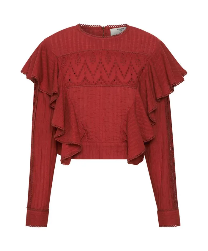 One Teaspoon Tops VICTORIA LONGSLEEVE CROP 8211 Women