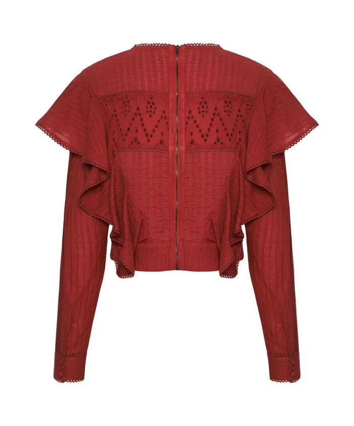 One Teaspoon Tops VICTORIA LONGSLEEVE CROP 8211 Women