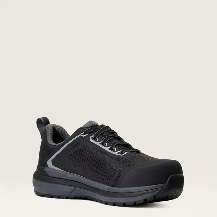 Outpace Composite Toe Safety Shoe Black Women Ariat Work Boots and Shoes