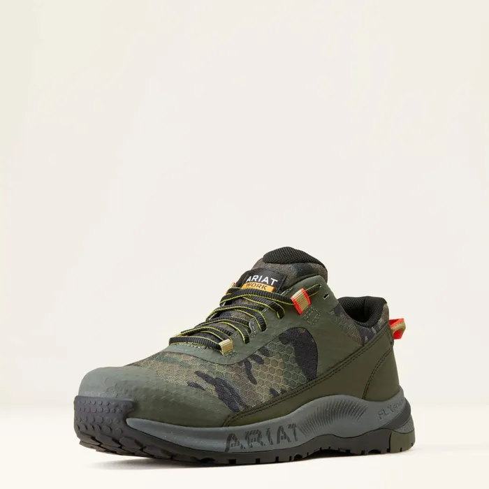 Outpace Shift Composite Toe Work Shoe Camo Men Ariat Work Boots