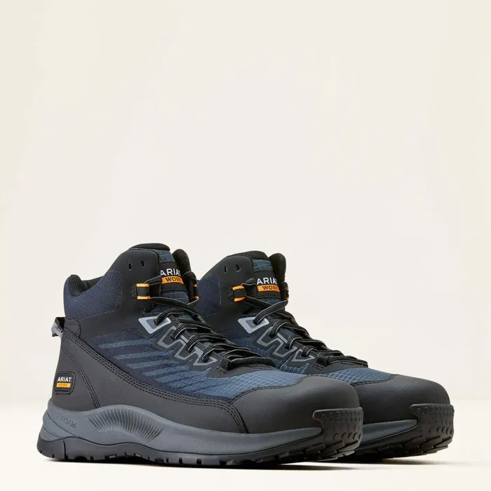 Outpace Shift Mid Composite Toe Work Shoe Dark Shadow Men Ariat Work Boots Outpace Shift Mid Composite Toe Work Shoe Dark Shadow Men Ariat Work Boots