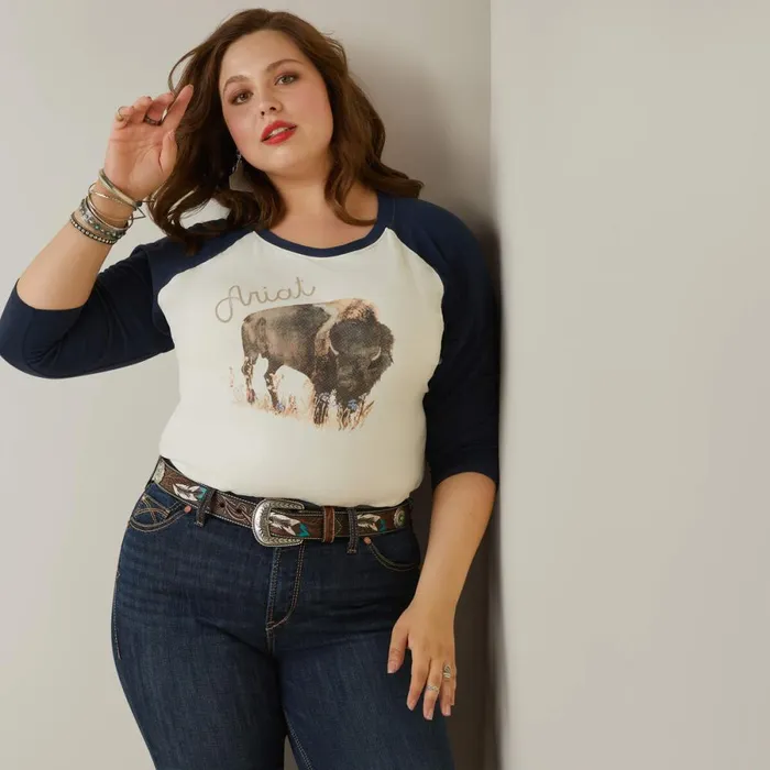 Painted Dreams TShirt Coconut Milknavy Women Ariat TShirts and Tops Painted Dreams TShirt Coconut Milknavy Women Ariat TShirts and Tops