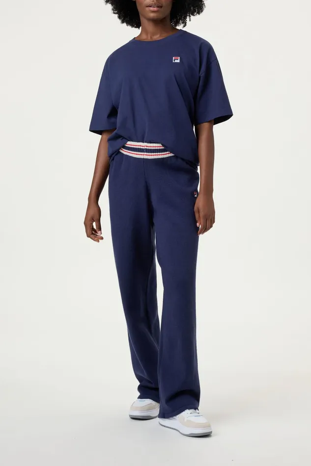 Pants and Shorts Women Fila Retro Icon Flare Pants 400 Fila Navy Pants and Shorts Women Fila Retro Icon Flare Pants 400 Fila Navy
