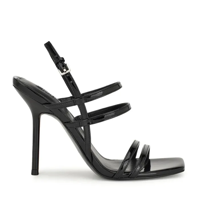 Penla Strappy Sandals Black Women Nine West Sandals