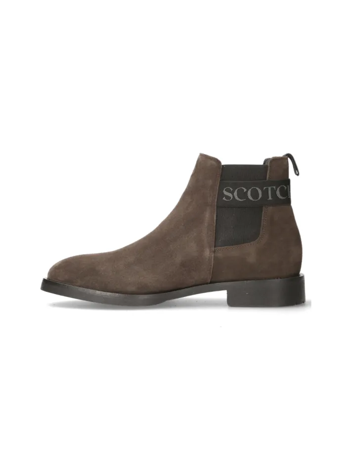 Picaro Chelsea Boot Dark Brown Men Scotch and Soda Boots and Loafers