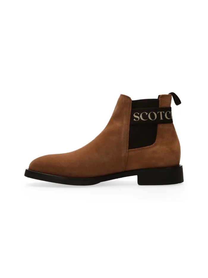 Picaro Chelsea Boot Dark Brown Men Scotch and Soda Boots and Loafers