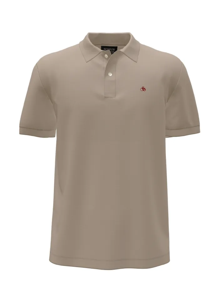 Pique Polo Pebble Men Scotch and Soda TShirts and Polo Shirts