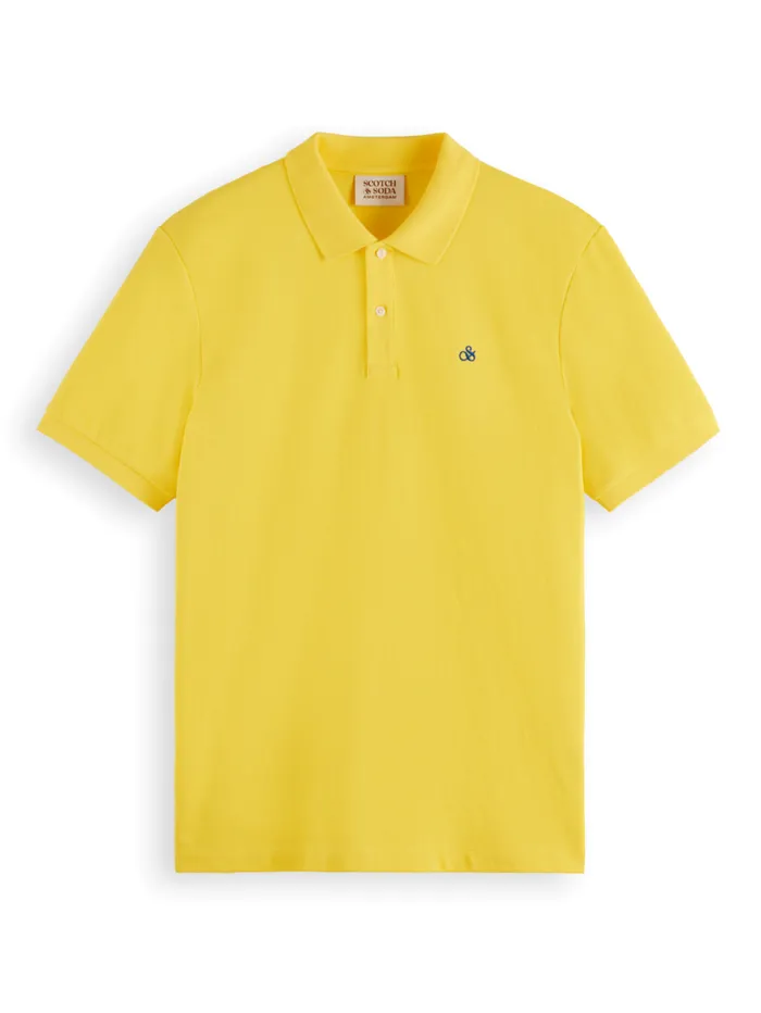Pique Polo Pebble Men Scotch and Soda TShirts and Polo Shirts