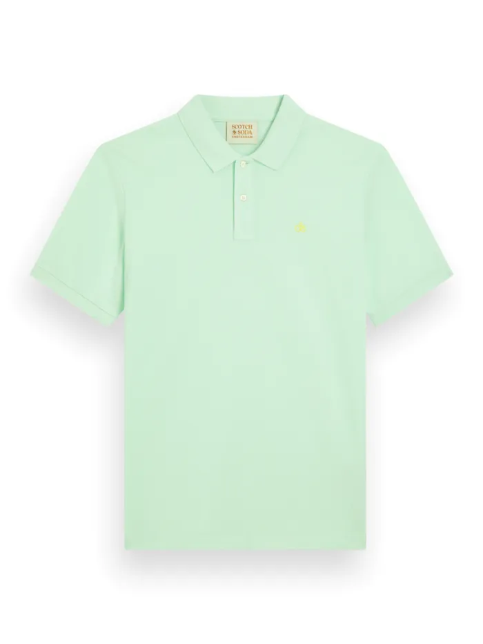 Pique Polo Pebble Men Scotch and Soda TShirts and Polo Shirts