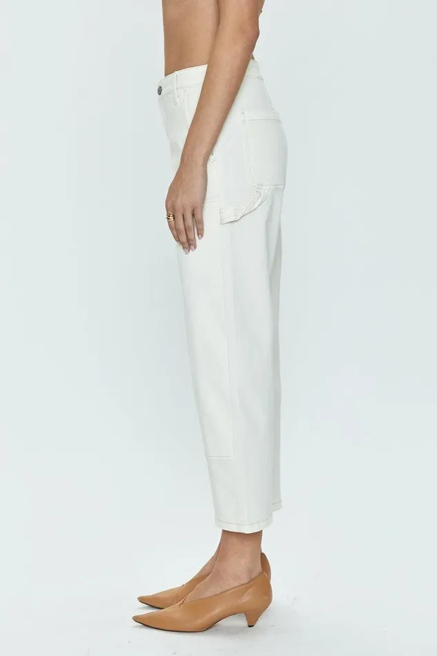 Pistola Denim Denim Women Ashton Straight Leg Carpenter Ankle 8211 Vanilla Vanilla