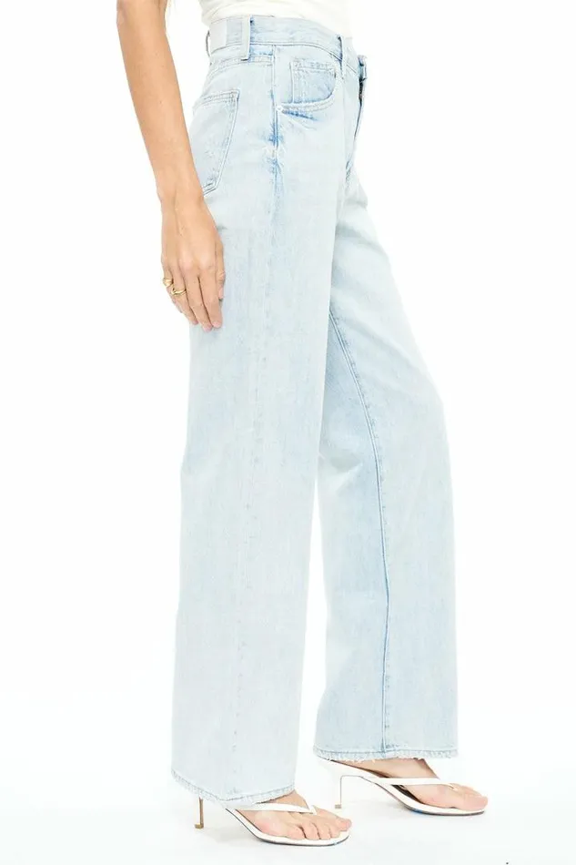 Pistola Denim Denim Women Bobbie Mid Rise Loose Straight Leg W Crossover 8211 Rennie Rennie
