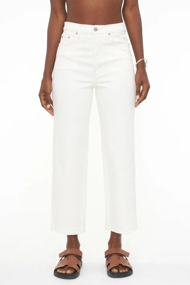 Pistola Denim Denim Women Cassie Crop Super High Rise Straight Crop 8211 Sand Vintage Sand Vintage