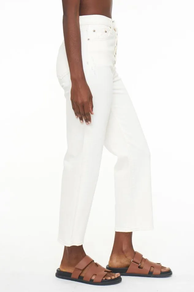 Pistola Denim Denim Women Cassie Crop Super High Rise Straight Crop 8211 Sand Vintage Sand Vintage