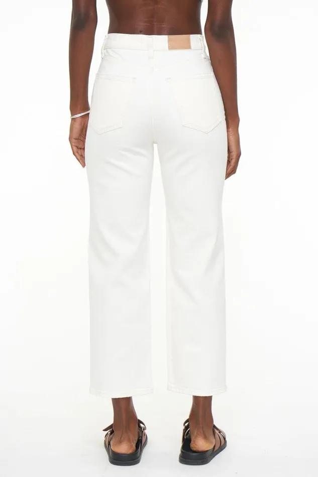 Pistola Denim Denim Women Cassie Crop Super High Rise Straight Crop 8211 Sand Vintage Sand Vintage